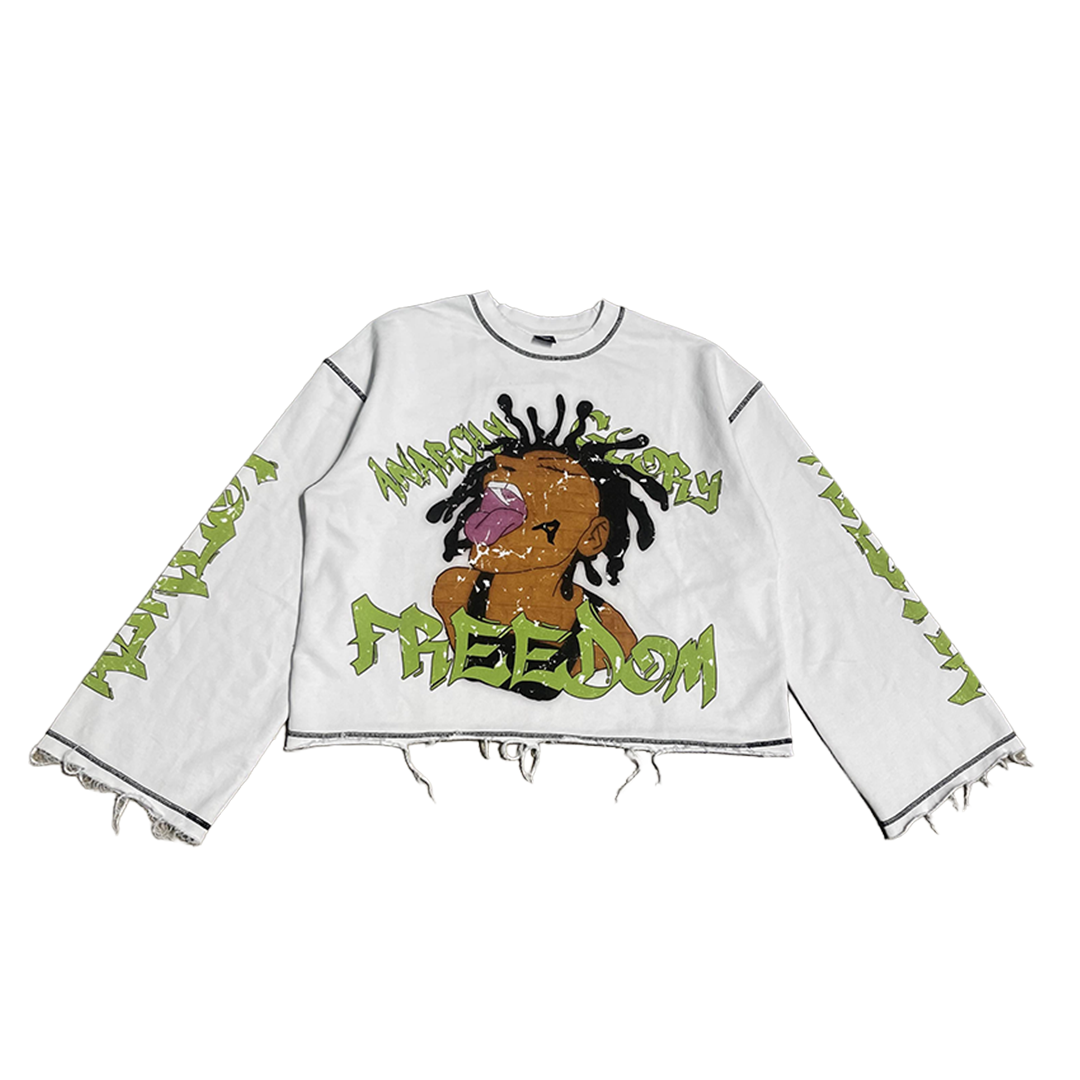 'Anarchist' Long Sleeve Tee