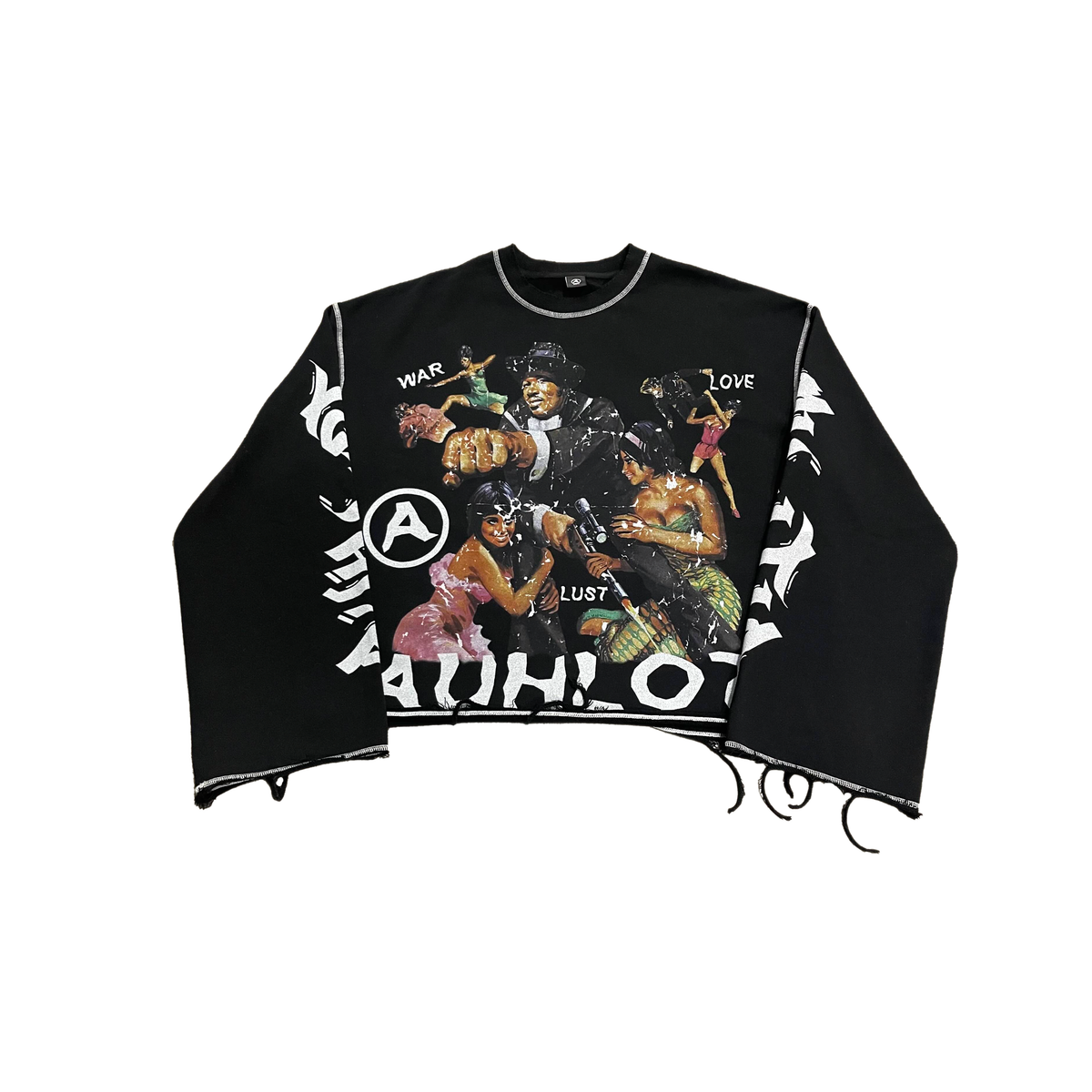 'Dolemite' Distressed Long Sleeve