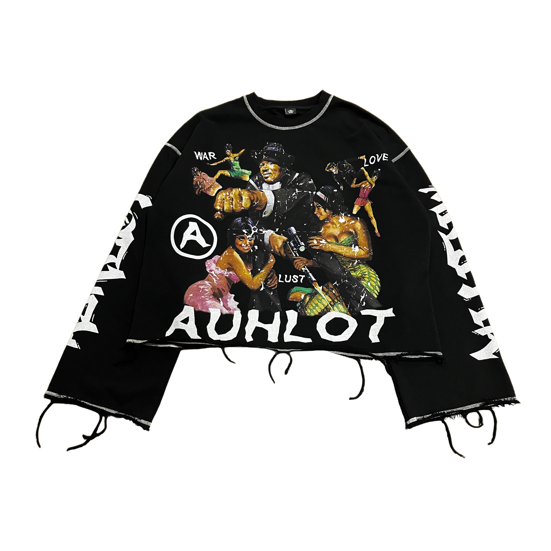 'Dolemite' Distressed Long Sleeve