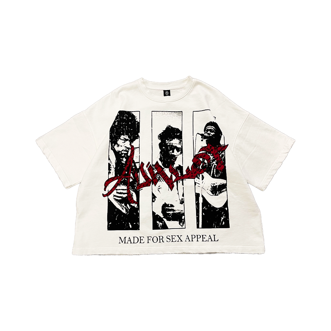 'Hendrix' Distressed Rock Tee