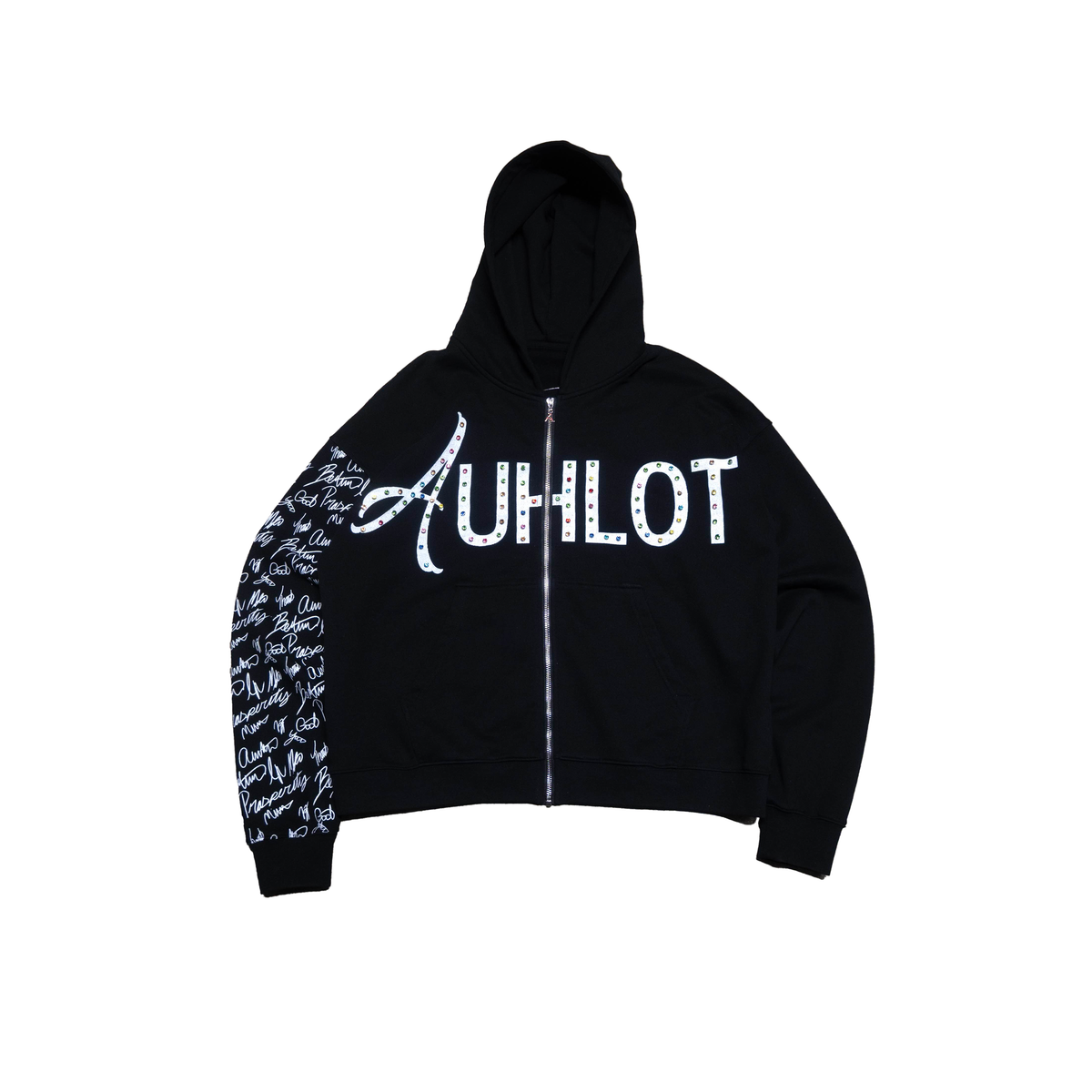 'Introvert' Gemstone Zip Up