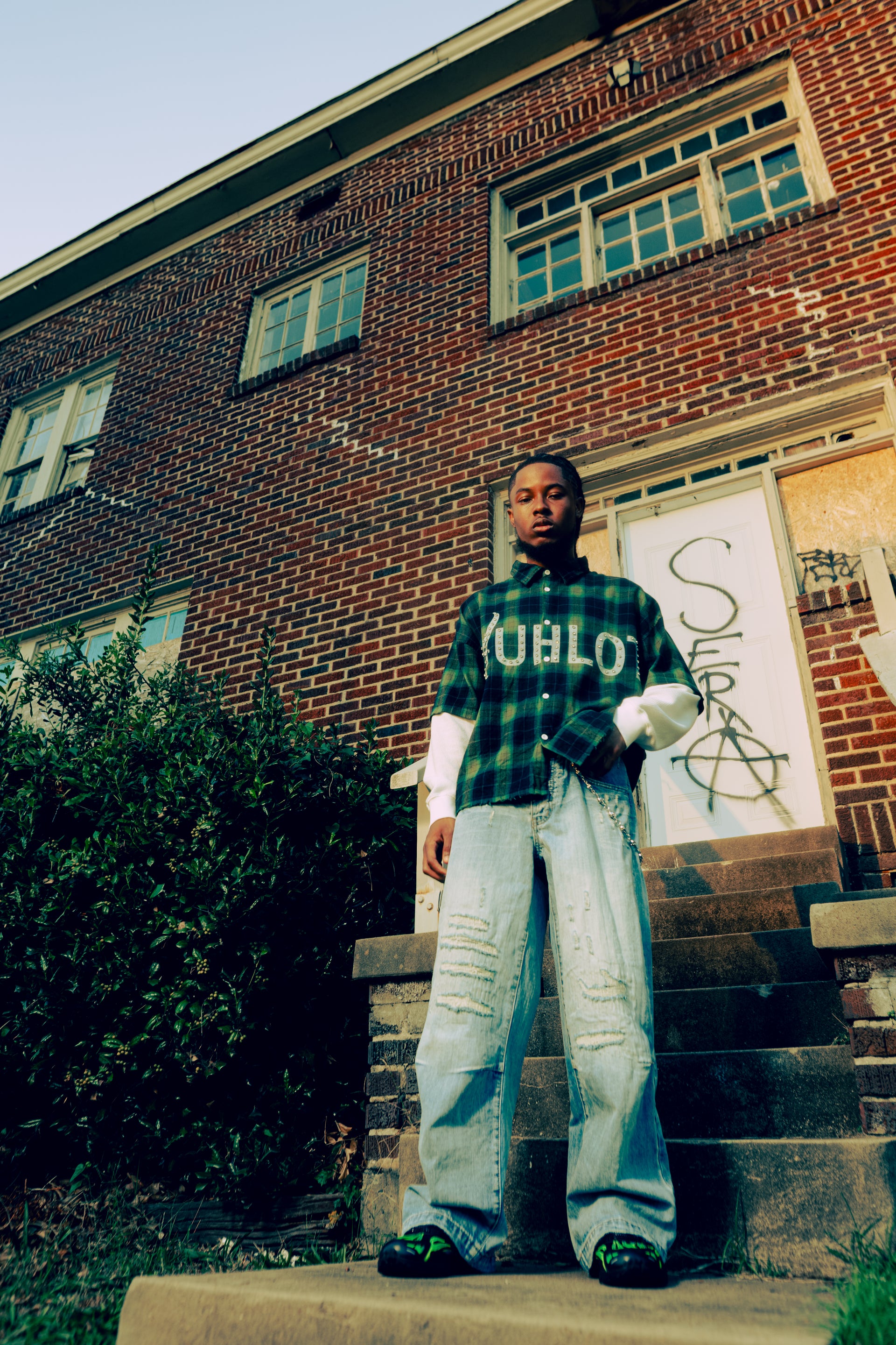 'Poindexter' Gemstone Flannel