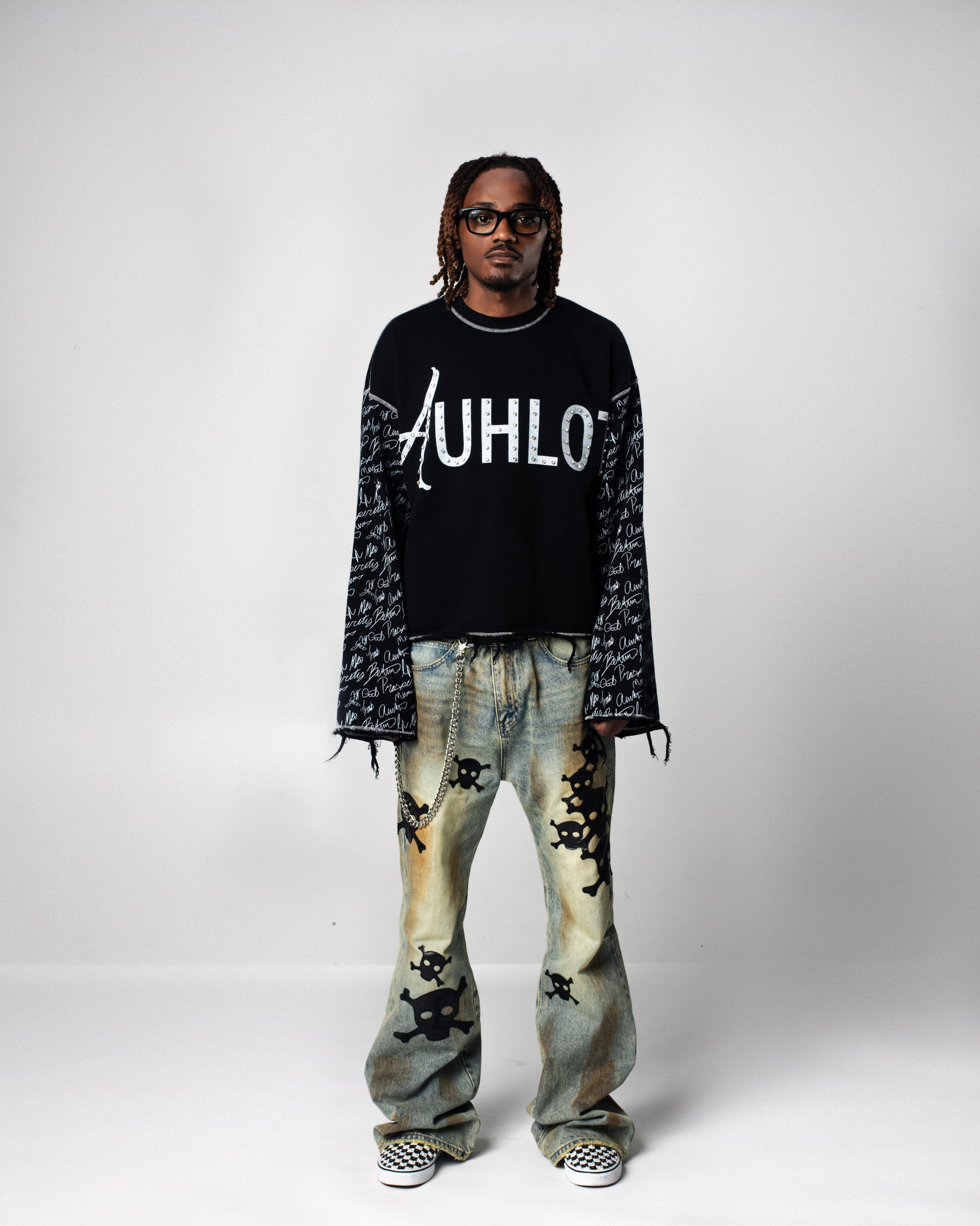 'London' Distressed Long Sleeve