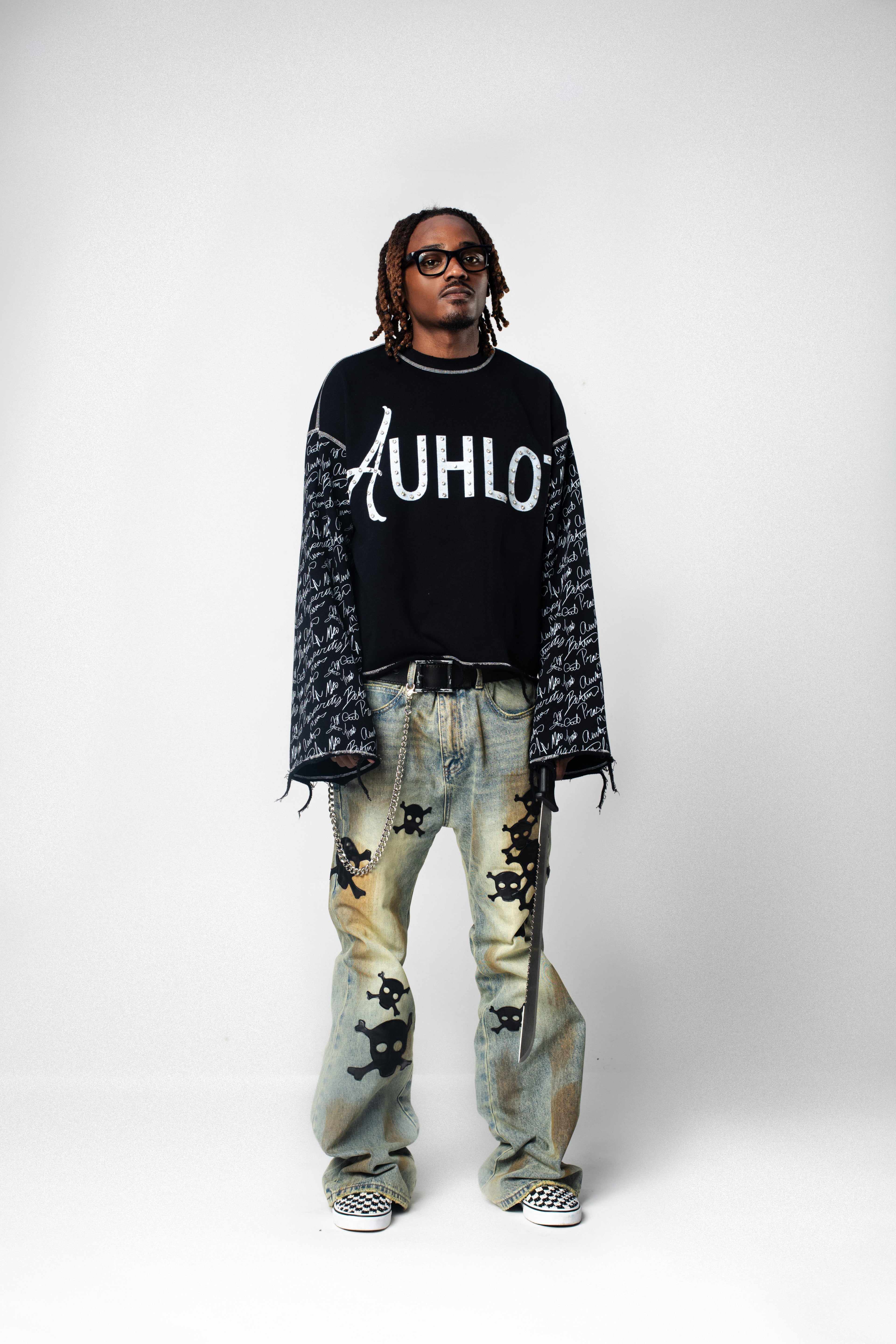 'London' Distressed Long Sleeve