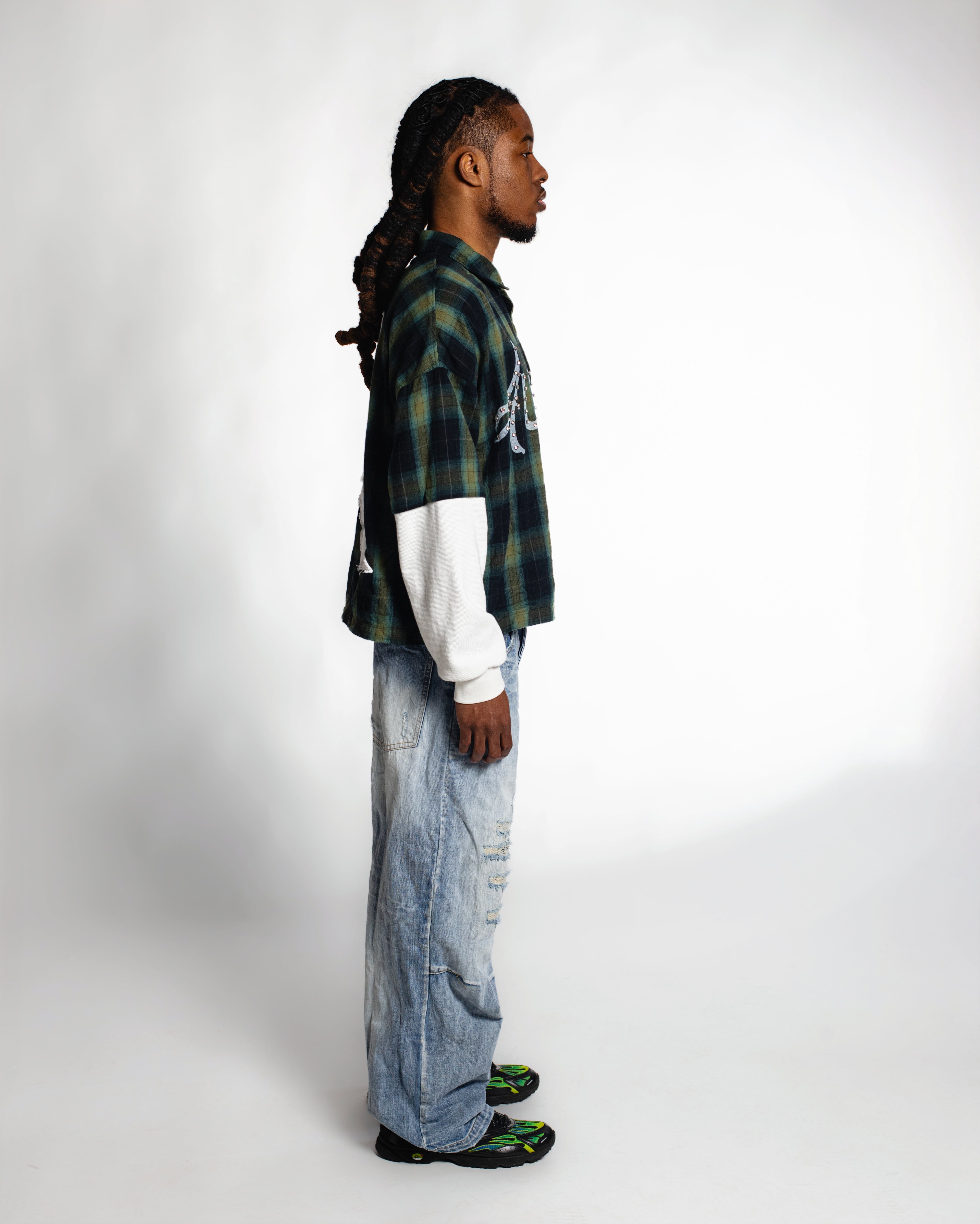 'Poindexter' Gemstone Double Layer Flannel