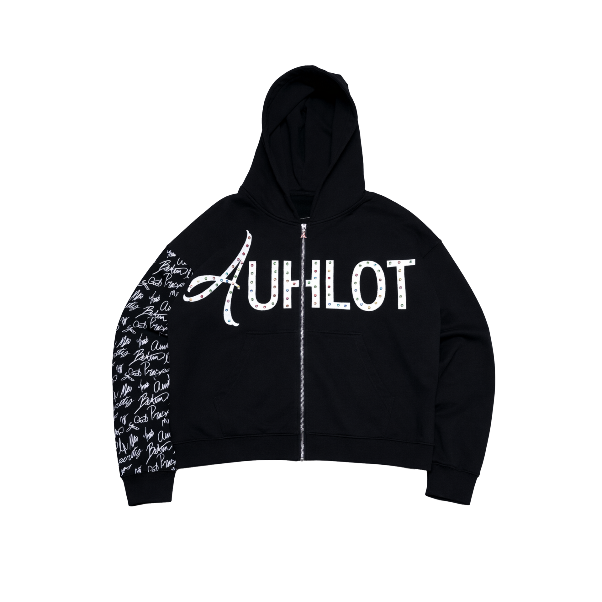 'Introvert' Gemstone Zip Up