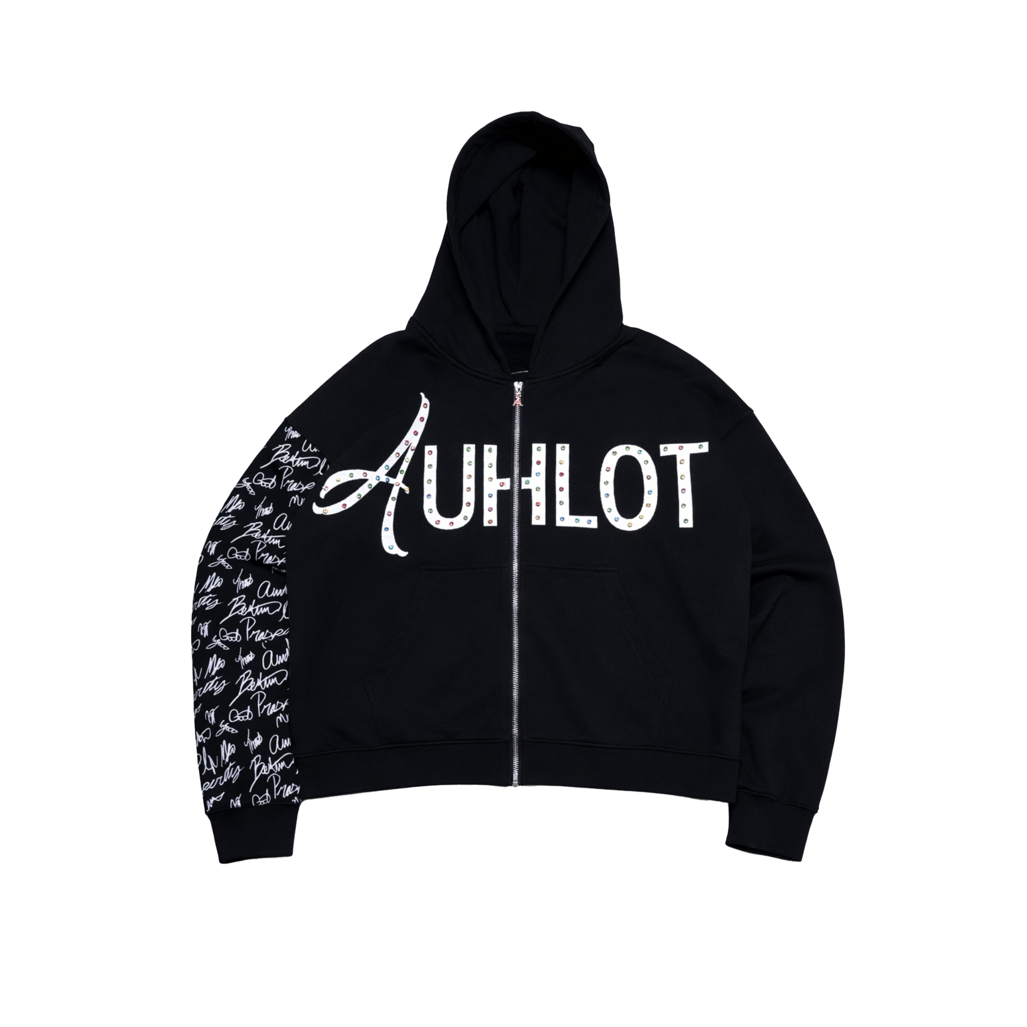 'Introvert' Gemstone Zip Up